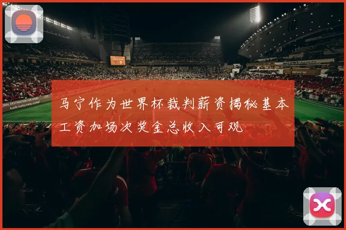 马宁作为世界杯裁判薪资揭秘基本工资加场次奖金总收入可观